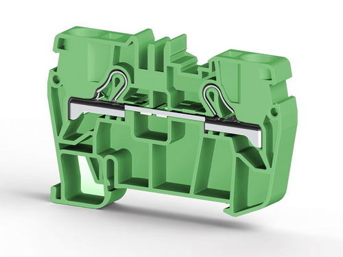 307122 | Klemsan | Клеммник пружинный быстрозажимной (Push in), 6 мм.кв. (зеленый), PYK6