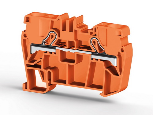 307127 | Klemsan | Клеммник пружинный быстрозажимной (Push in), 6 мм.кв. (оранжевый), PYK6