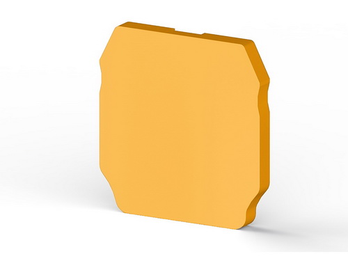 444423 | Klemsan | Концевой сегмент на клеммники винт. мини MVK(2,5-4), (желтый), NPP MVK