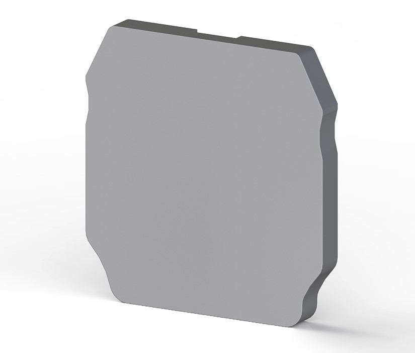 444439 | Klemsan | Концевой сегмент на клеммники винт. мини MVK(2,5-4), (серый), NPP MVK