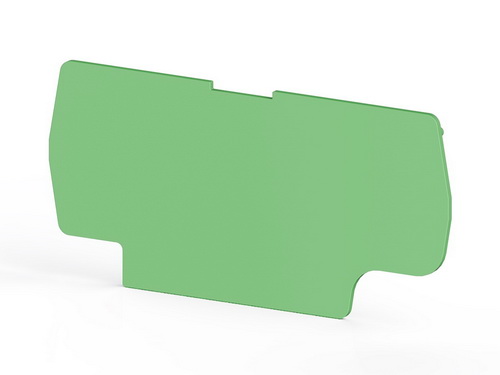 446352 | Klemsan | Концевой сегмент на клеммники YBK10, (зеленый), NPP / YBK 10