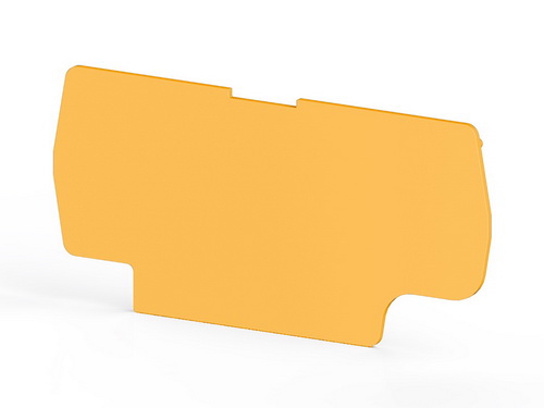 446353 | Klemsan | Концевой сегмент на клеммники YBK10, (желтый), NPP / YBK 10