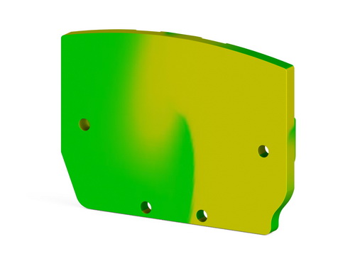 446422T | Klemsan | Концевой сегмент на клеммники пруж. мини MYK 2T, (желто-зеленый), NPP MYK 2T