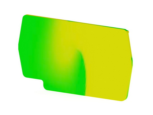 446442T | Klemsan | Концевой сегмент на клеммники PYK2,5 (желто-зеленый), NPP/PYK 1,5/2,5