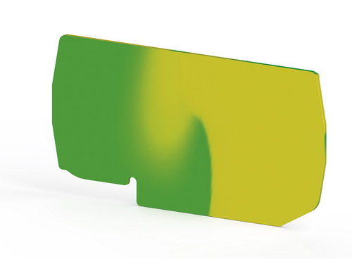 446472T | Klemsan | Концевой сегмент на клеммники PYK 10 (желто-зеленый), NPP PYK10