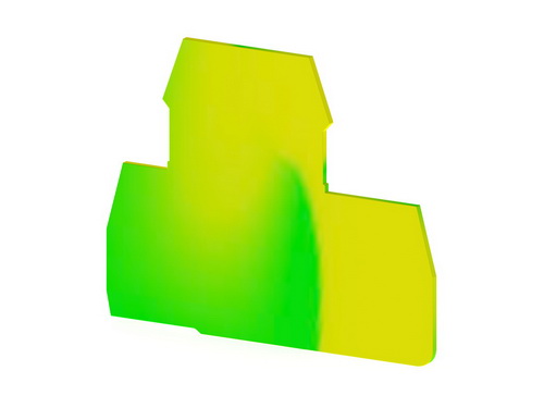 449012T | Klemsan | Концевой сегмент на клеммники 2-х ярусные PIK(2,5-4)N*, (желто-зеленый), NPP 2 / PIK 4N-PIK 2,5N