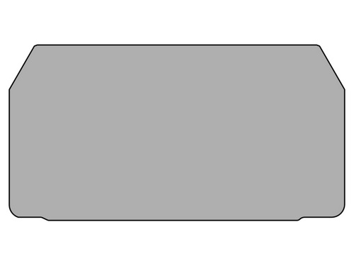 450249 | Klemsan | Концевой сегмент на измер. клеммники WGO 2IR, (серый),  NPP / WGO 2IR