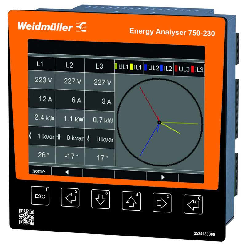 2534130000 | Weidmuller | Анализатор электроэнергии ENERGY ANALYSER 750-230