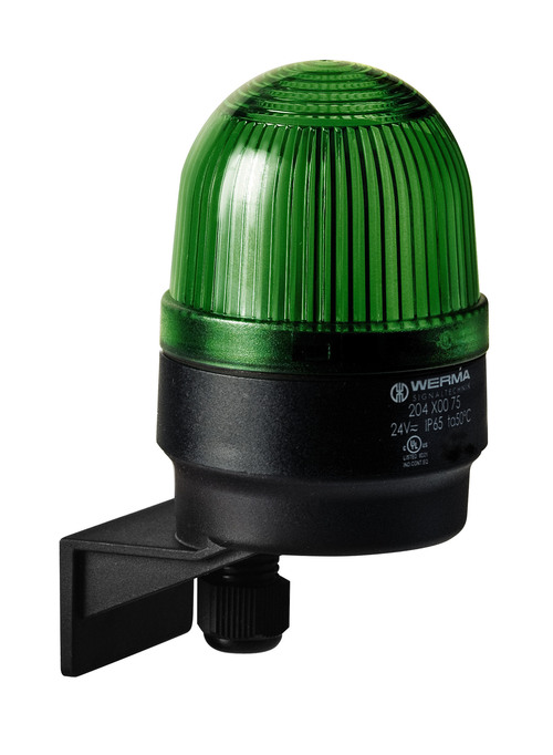 204.200.68 | WERMA | Светодиодный маяк пост. свечения WM 230В AC зелёный