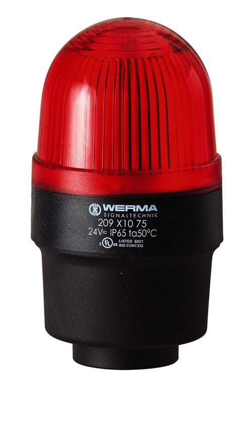 209.110.67 | WERMA | Светодиодный маяк пост. свечения RM 115В AC красный