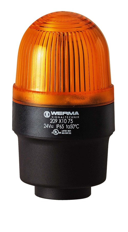 209.310.67 | WERMA | Светодиодный маяк пост. свечения RM 115В AC жёлтый