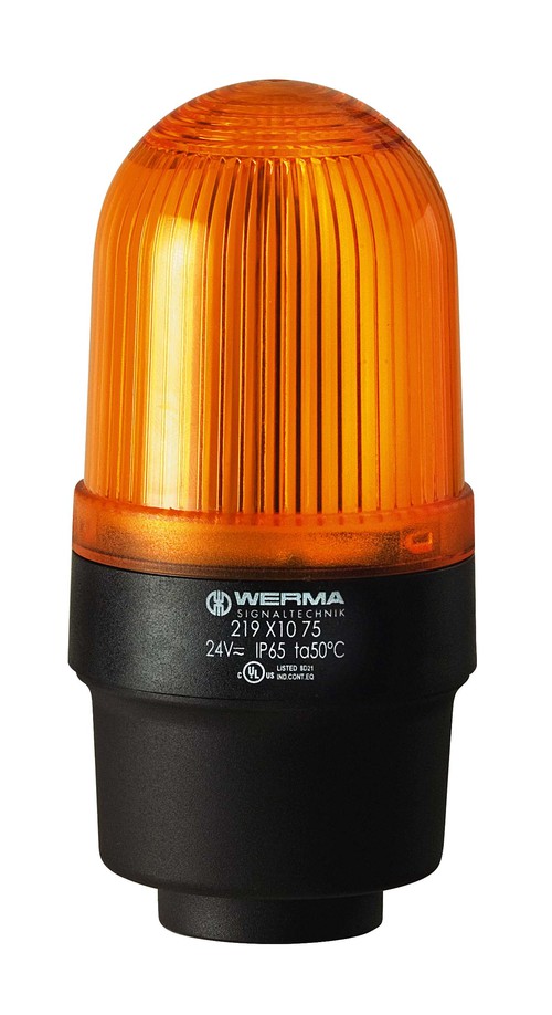 219.310.67 | WERMA | Светодиодный маяк пост. свечения RM 115В AC жёлтый