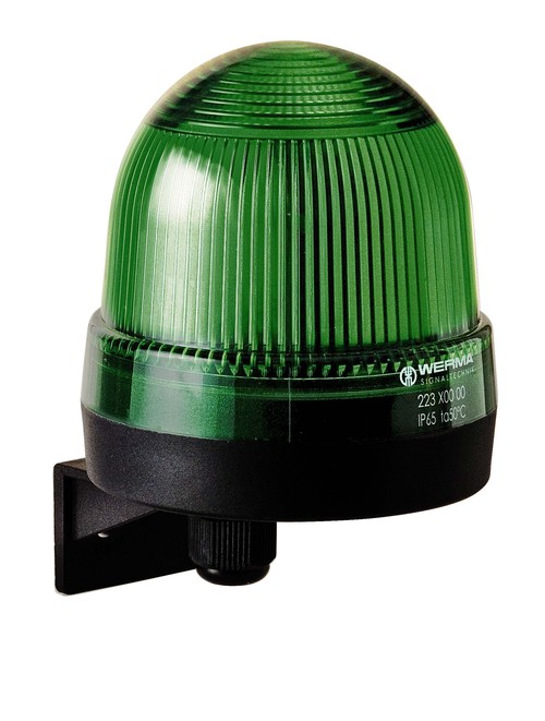 224.200.68 | WERMA | Светодиодный маяк пост. свечения WM 230В AC зелёный